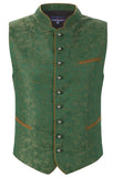 Stockerpoint Paolo Brown and Green  Men Vest - German Specialty Imports llc