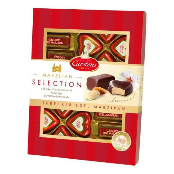 24378 Carstens Chocolate Covered Marzipan Box 7.05 oz - German Specialty Imports llc