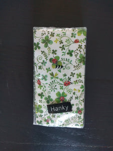 Paper + Design  Paper Hankies Lucky Clover - German Specialty Imports llc
