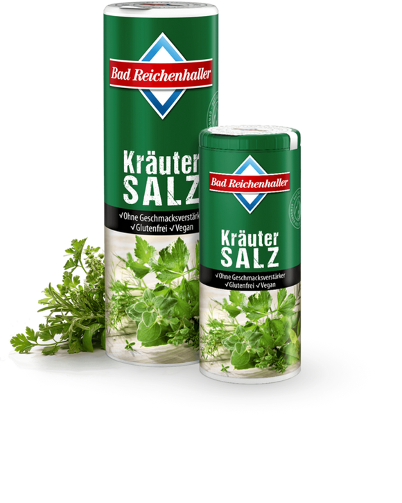 Bad Reichenhaller Krauter Salz  Herb Salt 90 g - German Specialty Imports llc
