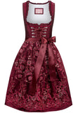Available for Preorder Stockerpoint  Dirndl Eva dark red , skirty length 65 cm - German Specialty Imports llc