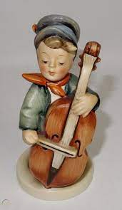 W786 Hummel Goebel Figurine, Sweet Music,, 1957-60, Initialed, West Germany - German Specialty Imports llc