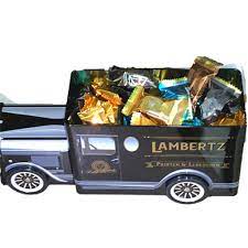 Lambertz Black Printen Cookies Truck Tin 26.5 oz BB 4/30/22