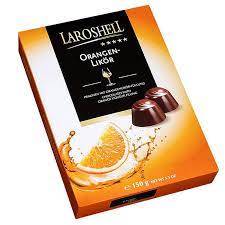 293486 Laroshell Oange Liqeur Filled Chocolates 5.3 oz - German Specialty Imports llc