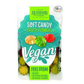 Luehders Vegan Fruity Flowers Gummi Bag Candy 2.8 oz - German Specialty Imports llc