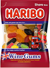 German Haribo Wine Gummy Candy - German Specialty Imports llc