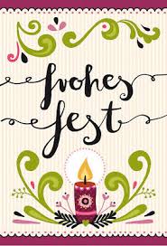 12450 Advent Calendar Card with Envelope  Frohes Fest - German Specialty Imports llc