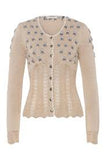 Stockerpoint Gianina Knitted Jacket with Hand Embroidery - German Specialty Imports llc