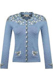 Stockerpoint Hilda Knitted Jacket with Hand Embroidery - German Specialty Imports llc