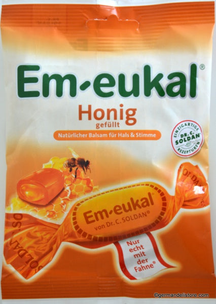 271253 fDr. Soldan's  Em-Eukal Honey Cough Drops , Deliciously effective - German Specialty Imports llc