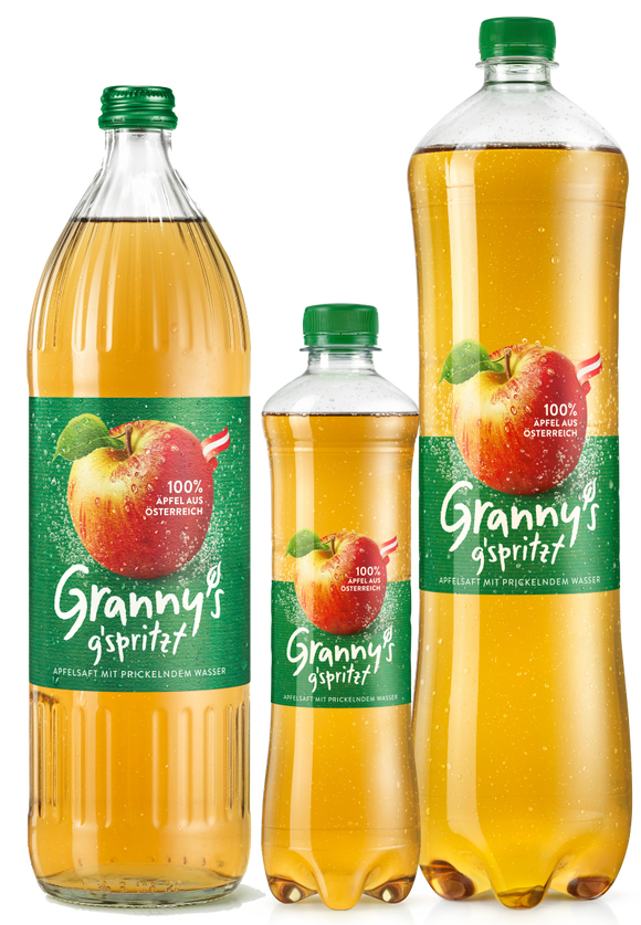 CC1001 Granny's Apfel G'Spritzl Sparkling  Apple Juice with natural Mineral Water - German Specialty Imports llc