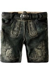 Lederhosen Goetterrabe / Gods Raven Men Trachten  Lederhosen Leather Pants with Scull Belt - German Specialty Imports llc