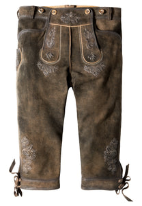 Justin4 Stockerpoint Trachten Kniebund Lederhosen leather pants H-straps - German Specialty Imports llc