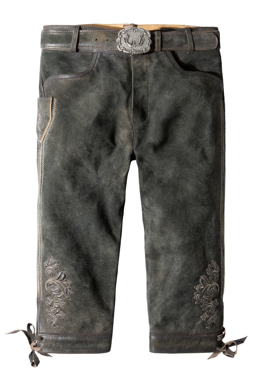 Stockerpoint Pantalon En Cuir Beppo4 Court - Cuir De Chèvre De Qualité Supérieure