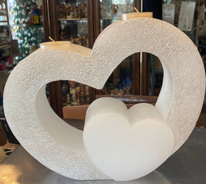Handmade German Candle Heart Wax Sculpture - German Specialty Imports llc