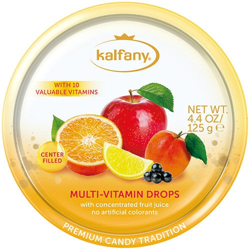 KF111-S  Kalfany Multivitamine Candies Tin - German Specialty Imports llc
