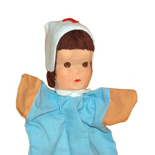 Lotte Sievers Hahn Nurse Hand carved Glove Hand Puppet - German Specialty Imports llc