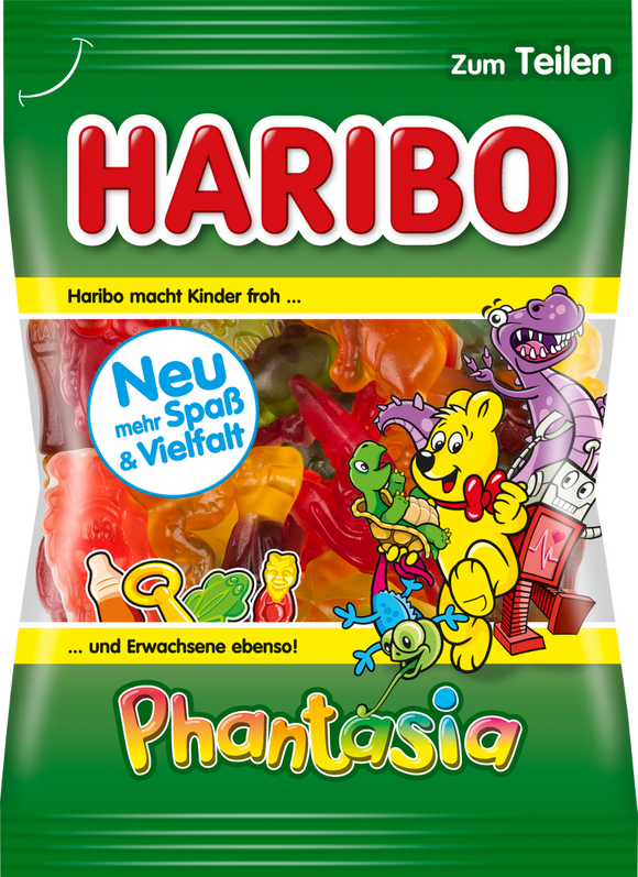 German Haribo Phantasia share size Gummy Candy 200g - German Specialty Imports llc