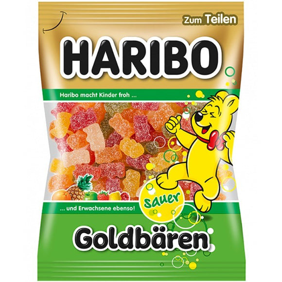 Haribo Goldbaren Sour Gummy Candy - German Specialty Imports llc