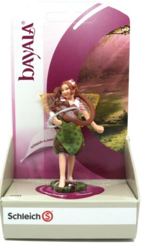 Hand Painted Schleich Bayala Chestnut elf with fellow 70454 Play Figurine - German Specialty Imports llc