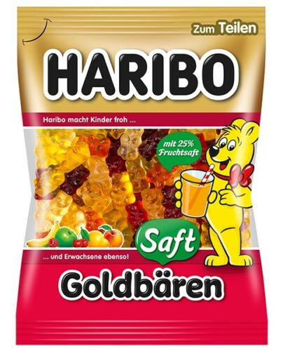 HB38660- S German Haribo Saft Goldbaeren zum Teilen for Sharing Gummy Candy - German Specialty Imports llc