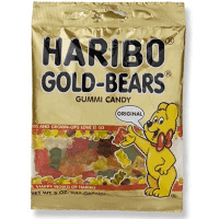 3.527 oz. Small  German Haribo  Goldbaeren  / Gold Bears  Gummy Candy - German Specialty Imports llc