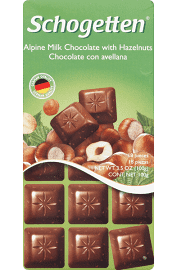 Schogetten Milk  Chocolate  with Hazelnuts Made in Germany - German Specialty Imports llc