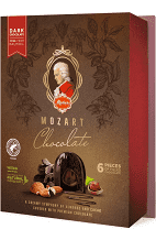 183053German Reber Dark Chocolate  Mozart / Constanze  Kugel  6 pc Gift Box - German Specialty Imports llc