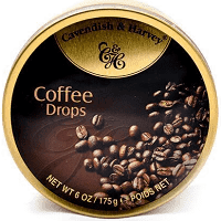 Cavendish & Harvey Coffee Deluxe Drops Hard Candy Tin - German Specialty Imports llc