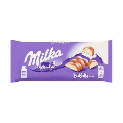 Milka Bubbly White Chocolate - German Specialty Imports llc