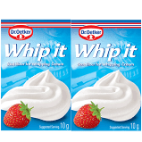 Dr. Oetker  Whip it  Stabilizer 0.35 oz for Whipping Cream Double bag - German Specialty Imports llc