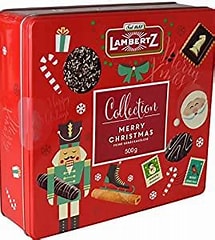 Lambertz Sweet mix Christmas gift tin - German Specialty Imports llc