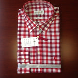HE191 Almsach  TRADITIONAL CHECKERED SHIRT  SLIM FIT TWO-TONE in different colors - German Specialty Imports llc