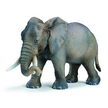 Hand Painted Schleich African Female  Elephant 143425 Play Figurine - German Specialty Imports llc
