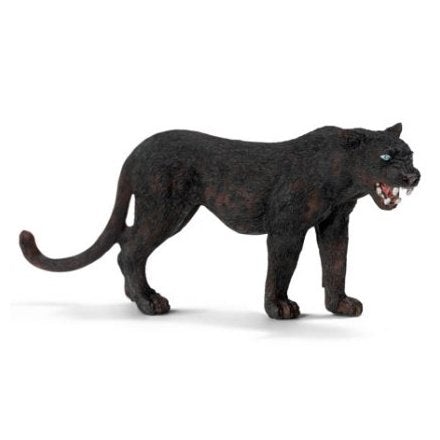 Hand Painted Schleich Panther Black 146884 Play Figurine - German Specialty Imports llc